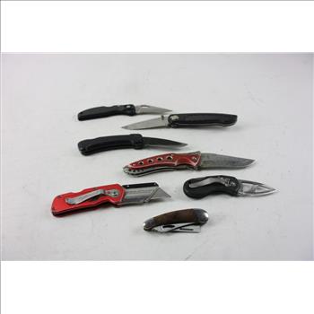 Husky Knife And Other Knives, 7 Pieces