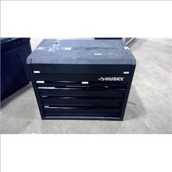 Husky Metal Toolbox With Assorted Tools, 25+ Pieces