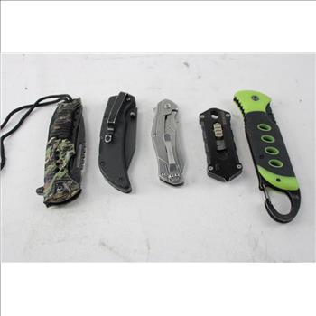 Husky Pocket Knife, Veteran's Knife, And More, 5+ Pieces