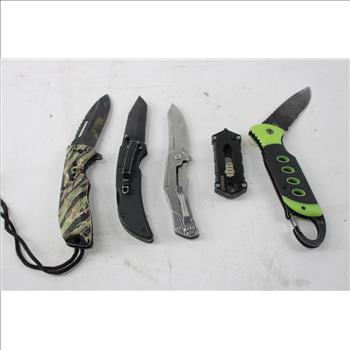Husky Pocket Knife, Veteran's Knife, And More, 5+ Pieces