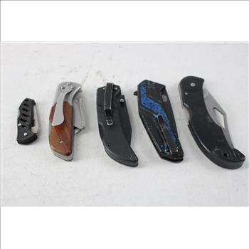 Husky Pocket Switch Knife, Hyper Tough Box Cutting Knife, And More, 5+ Pieces