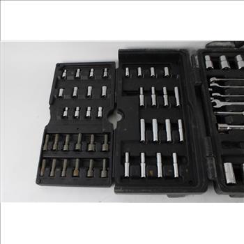 Husky Ratchet And Fitting Set, 40+ Pieces In Case