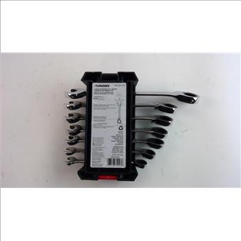 Husky Ratcheting Wrench Set, 7 Piees