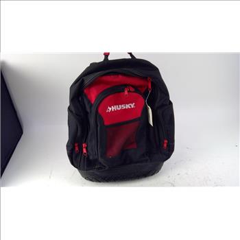 Husky Red/black Tool Carry Backpack