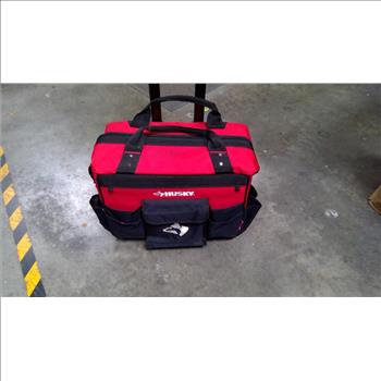 Husky Rolling Tool Bag W Misc Tools