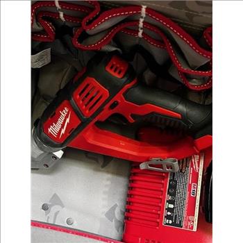 Husky Rolling Tool Bag With Milwaukee, Charger Battery, Double Shear