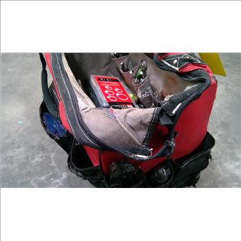 Husky Rolling Tool Bag With Mixed Tools - Hose Clamps, OBD2 Scanner, And More