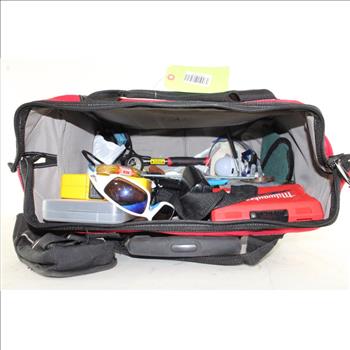 Husky Rolling Tool Bag With Tools