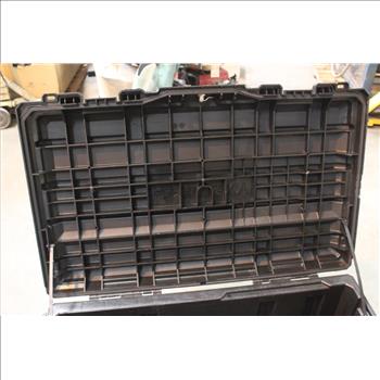Husky Rolling Tool Bin With Extending Handle