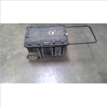 Husky Rolling Tool Box With Mixed Tool Lot - Painter's Tool, Socket Set, And More