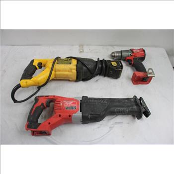 Husky Rolling Tool Box With Multiple Power Tools