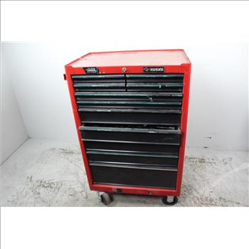 Husky Rolling Tool Cabinet & Tools,  100+ Items