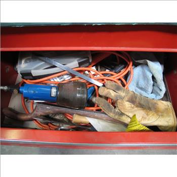 Husky Rolling Tool Chest With Assorted Tools; 30+ Pieces