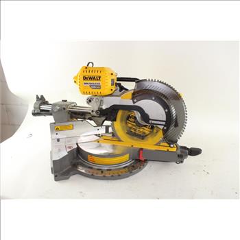 Husky Rolling Toolbox With DeWalt Sliding Compound Miter Saw