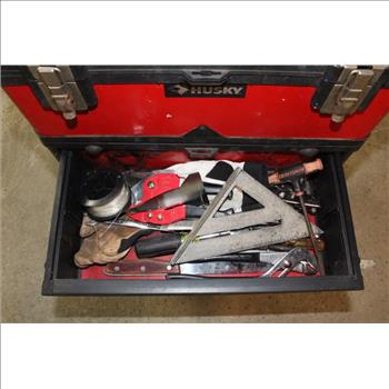 Husky Rolling Toolbox With Hand Tools, 10+ Pieces