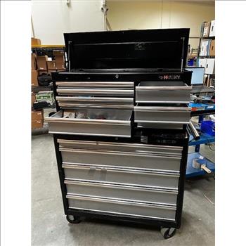 Husky Rolling Two Piece Chest With Tools