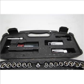 Husky Socket Set With Ratchet And Other Tools. 30+ Pieces