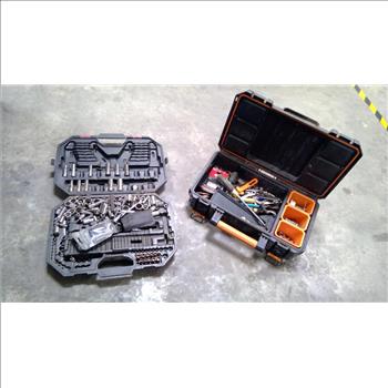 Husky Socket Tool Set, Power Torque Locking Pliers, Adjustable Wrench, And More