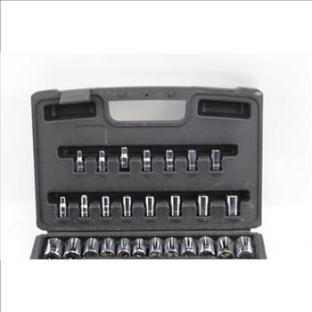 Husky Sockets And Ratchet Set: 40 Pieces
