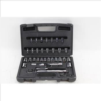 Husky Sockets And Ratchet Set: 40 Pieces