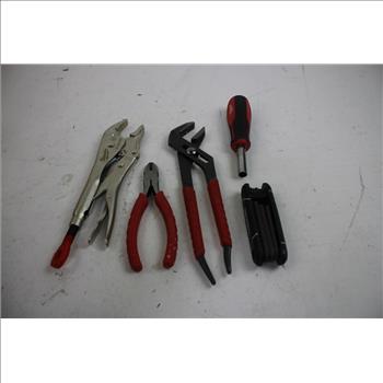 Husky Tool Bag, Pliers, Screwdriver & More 15 Pieces