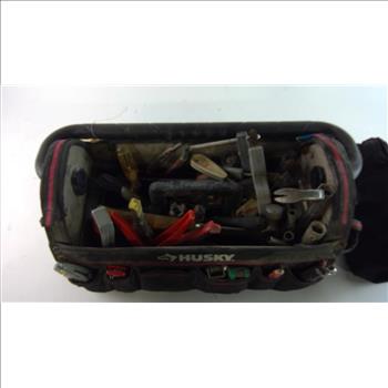 Husky Tool Bag With Assorted Tools