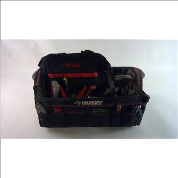 Husky Tool Bag With Assorted Tools