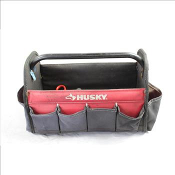 Husky Tool Bag With Knipex Alligator Pliers, Kobalt Tongue And Groove Pliers, And More