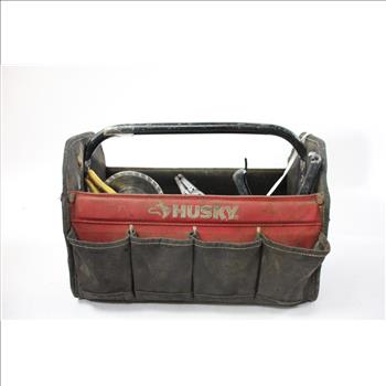 Husky Tool Bag With Misc Tools, 5+ Pieces