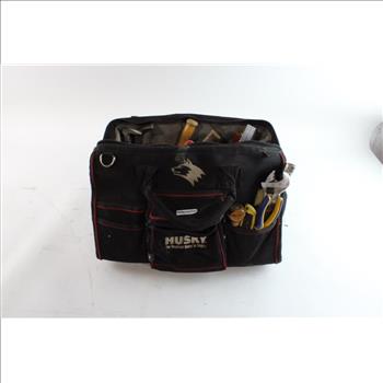 Husky Tool Bag With Tools & Equipment, 20+ Pieces