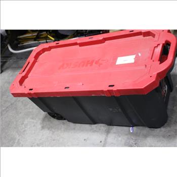 Husky Tool Box With Misc Tools Inside