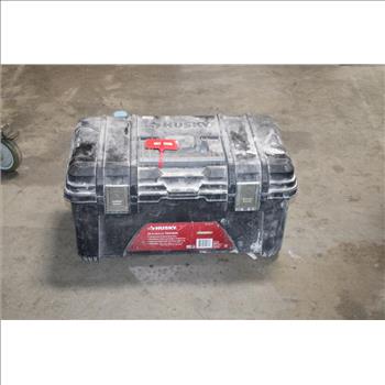 Husky Tool Box With Tile Repair Equipment And More