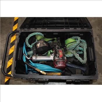 Husky Tool Box With Wheels, Max Super Roofer And More 10 Plus Items