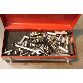 Husky Tool Box, Wrenches, Socket Bits, Pliers, Screwdrivers And More 100+ Pieces