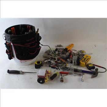 Husky Tool Bucket Organizer With Tools, 10+ Pieces