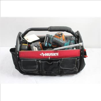 Husky Tool Tote Mixed Tool Lot