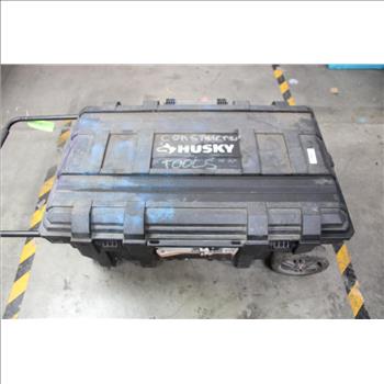 Husky Tool Trunk With Misc Tools, 5+ Pieces