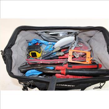 Husky Toolbag With Tools, 20+ Pieces