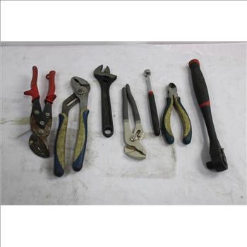 Husky Toolbox W/ Misc Tools And More