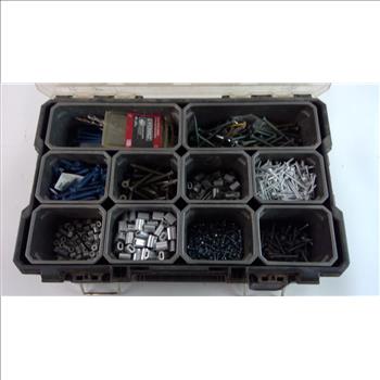 Husky Toolbox With Screws, Nails, And More, 30+ Pieces