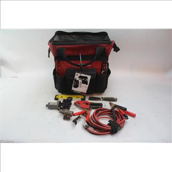 Husky Trolley Tool Bag, Jumper Cable, Shear, Level And More: Husky: 5+ Items