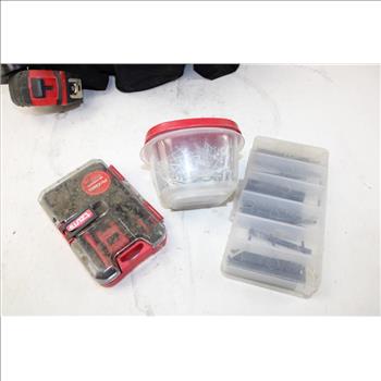 Husky  Zipper Top Tool Tote Bag With Tools , 10 Plus Pieces