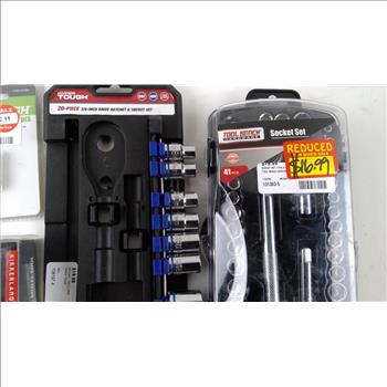 Hyper Tough 20 Piece 3/8 Inch Drive Ratchet & Socket Set And More 5+ Pieces