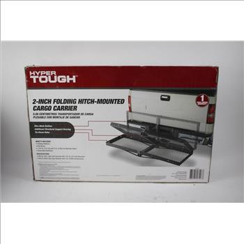 Hyper Tough 2-Inch Folding Hitch-Mounted Cargo Carrier