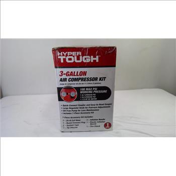 Hyper Tough 3 Gallon Air Compressor Kit