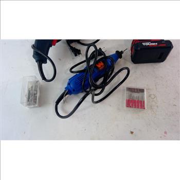 Hyper Tough Cordless Drill And More 5 Pieces