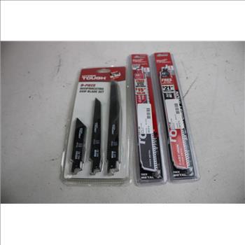 Hyper Tough, Dewalt, Milwaukee Saw Blade Packs, 4 Pieces