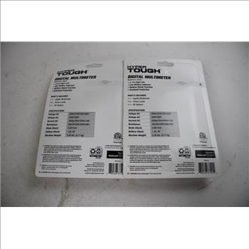 Hyper Tough Digital Multimeters, 2 Pieces