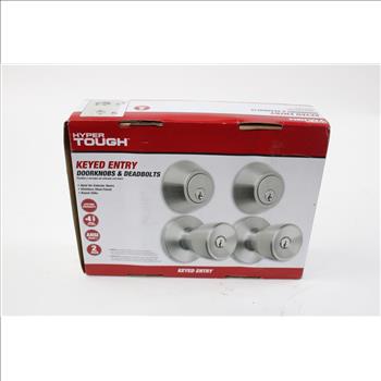 Hyper Tough Keyed Entry Door Knobs & Deadbolts
