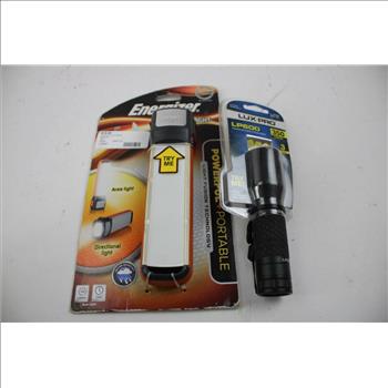 Hyper Tough, Lux-Pro, And More LED Work Lights, Flashlights, 4 Pieces